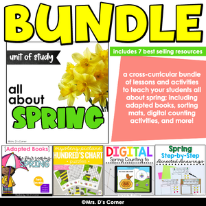 All About Spring Thematic Unit Bundle | Spring Lesson Plan Bundle