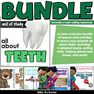 All About Teeth Thematic Unit Bundle | Teeth Lesson Plan Bundle
