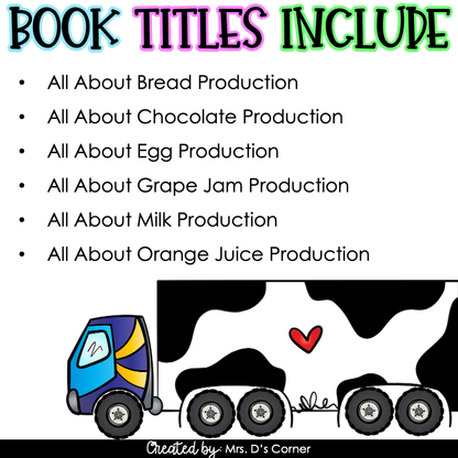 Farm to Table Adapted Book Bundle [6 books!] Digital + Printable Adapted Books