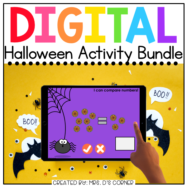Halloween Digital Activity Bundle [10 digital activities!] | Distance Learning