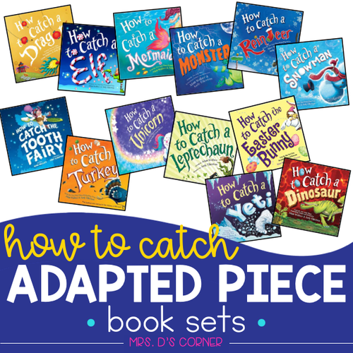 How to Catch a... Adapted Piece Book Set [ 15 book sets included! ]
