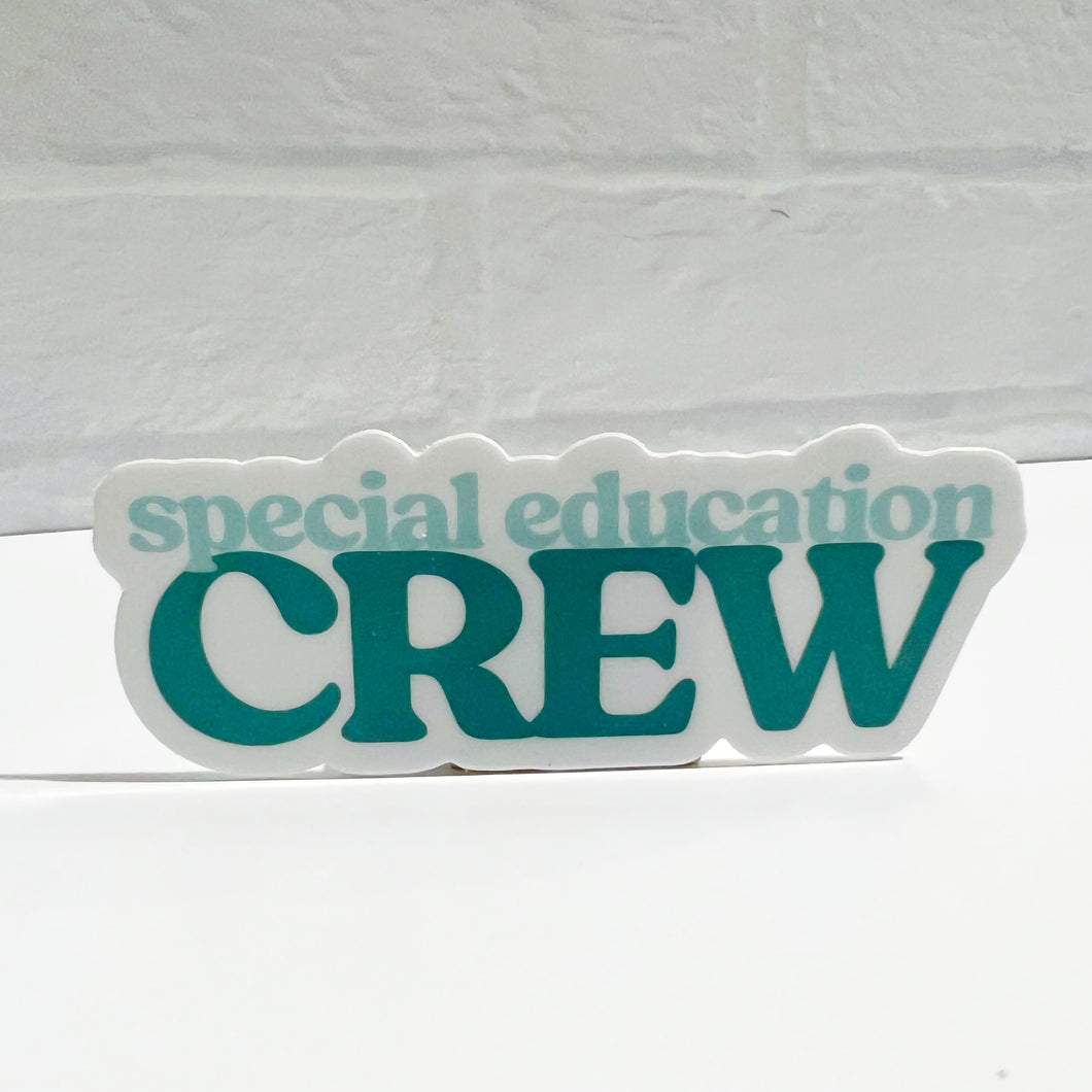 Special Education Crew Sticker