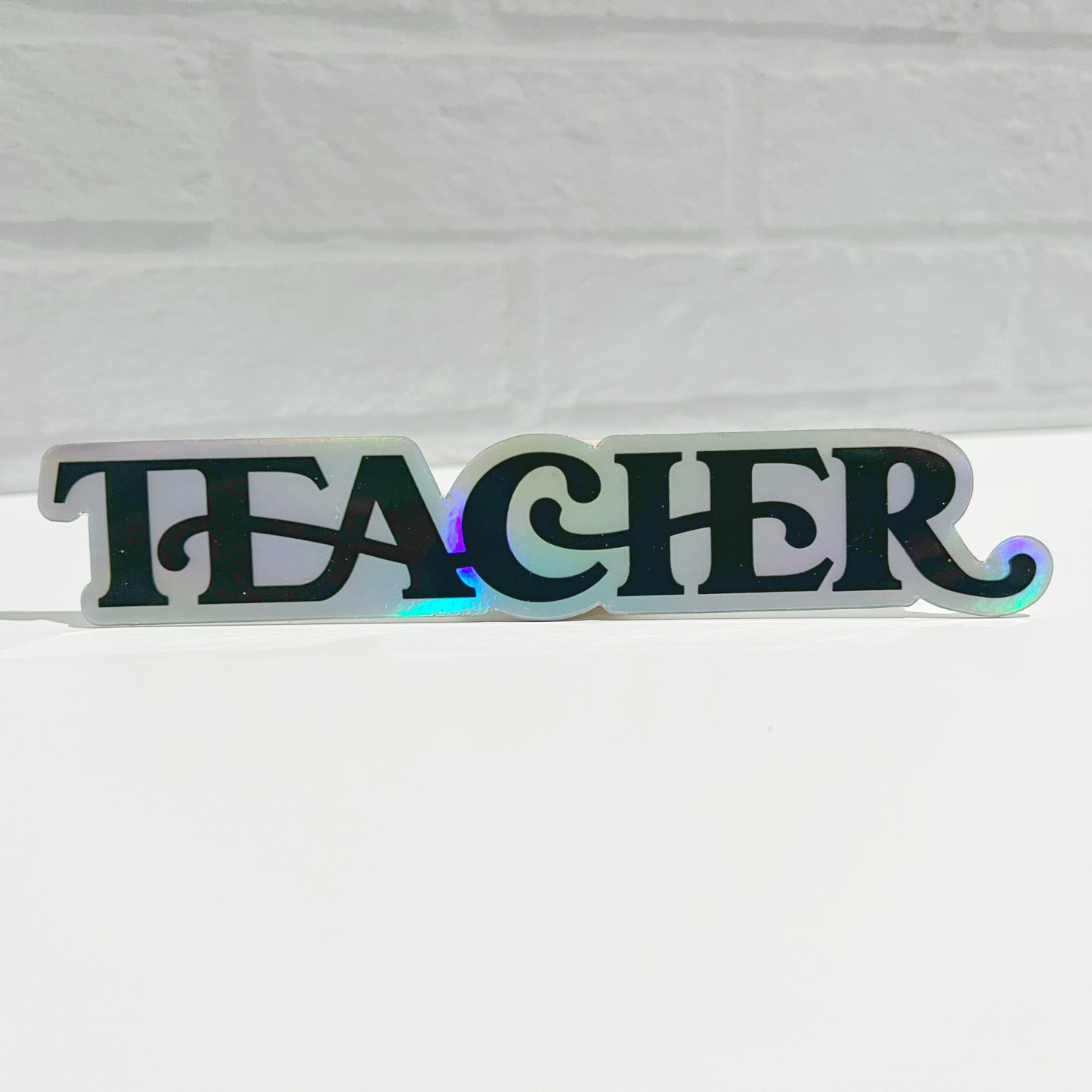 TEACHER Holographic Sticker