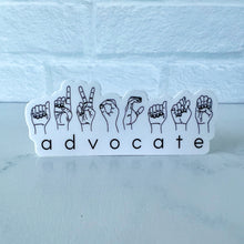 Load image into Gallery viewer, Advocate ASL Sticker