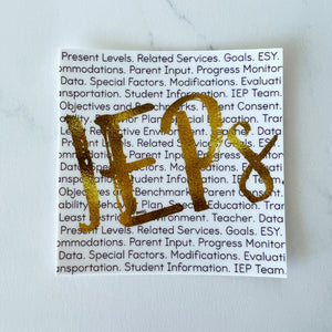 Golden IEPs Sticker
