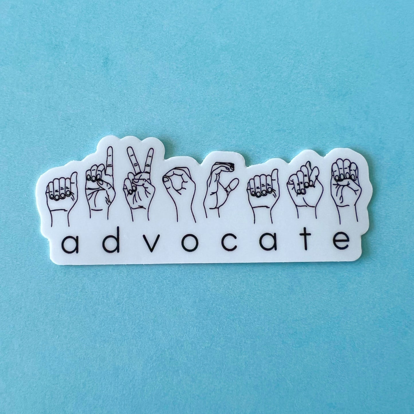 Advocate ASL Sticker