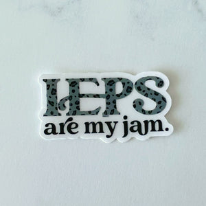IEPs Are My Jam Clear Sticker