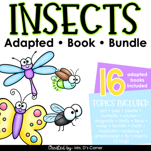 Bundle of Insect Adapted Books [Level 1 and Level 2]
