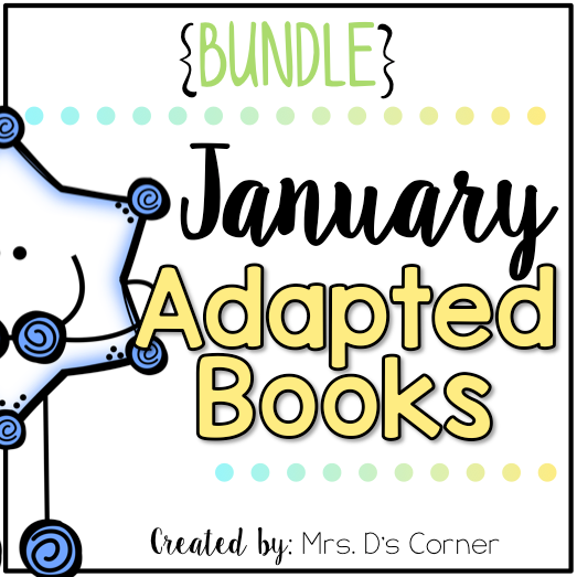 January Adapted Books [Level 1 and Level 2] | Digital + Printable Adapted Books