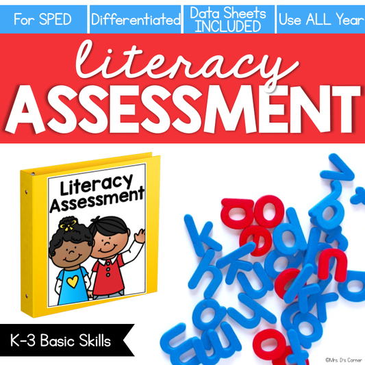 Literacy Assessment for K-3 Basic Skills (for Special Education)