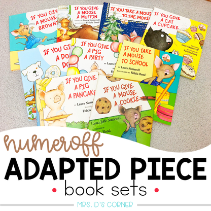 L. Numeroff Adapted Piece Book Set [9 book sets included!]