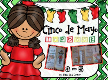 Cinco de Mayo Lapbook | Grades 3 - 5 [8 foldables]