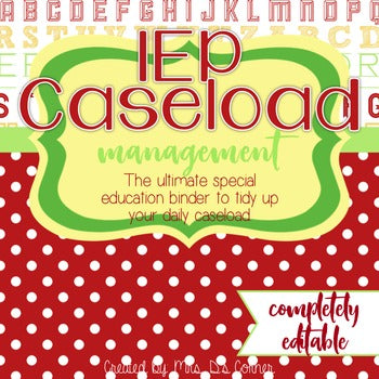 The Ultimate Special Education Binder | School Apples [editable] IEP Binder