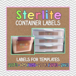 Sterilite Container Templates { Tribal Herringbone }