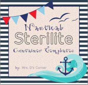 Sterilite Container Templates { Nautical Theme }
