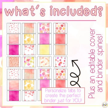 The Ultimate Special Education Binder | Pink Watercolor [editable] IEP Binder