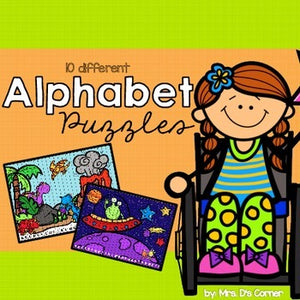 Scenic Alphabet Sequencing Puzzles { 10 Total }