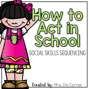 Social Skills Behavior Management Sorting Activity for Special Education