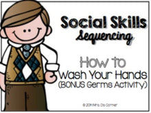 Load image into Gallery viewer, Social Skills Sorting - Germs and How to Wash Your Hands