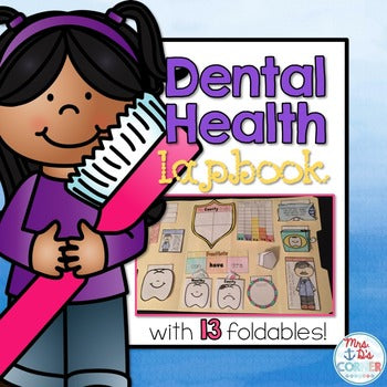 Dental Health Lapbook { with 13 foldables! } All About Teeth – mrsdsshop