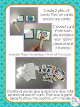 Load image into Gallery viewer, Positional Words Game and Activity { CCSS and TEKS aligned }
