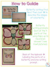 Load image into Gallery viewer, Life Cycle of a Butterfly Lapbook {with 12 foldables} Butterfly Life Cycle INB