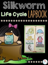 Load image into Gallery viewer, Life Cycle of a Silkworm Lapbook {with 12 foldables} Silkworm Life Cycle INB