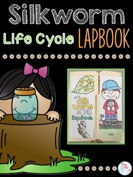 Life Cycle of a Silkworm Lapbook {with 12 foldables} Silkworm Life Cycle INB