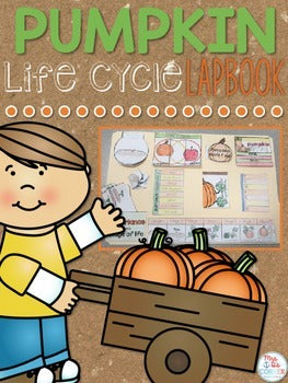 Life Cycle of a Pumpkin Lapbook {with 13 foldables} Pumpkin Life Cycle INB