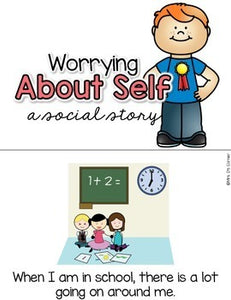 Worry About Self Social Story | I Can Worry About Me Story