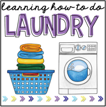 Learning How to Do Laundry { 3 centers with visuals! }