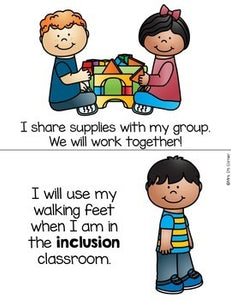 How to Act in Inclusion Social Story | Inclusion Behavior Story