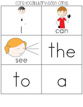 Load image into Gallery viewer, SPED Strips Set 2 {Fluency Strips for SPED} Core Vocabulary Sentence Strips AAC