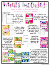Load image into Gallery viewer, Editable Substitute Binder { Lilly Inspired } For Short and Long Term Subs