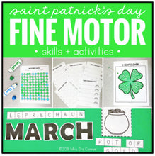 Load image into Gallery viewer, Saint Patrick&#39;s Day Fine Motor Skills and Activities