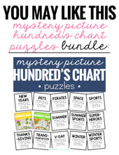 Load image into Gallery viewer, Easter Mystery Picture Hundred&#39;s Chart Puzzles