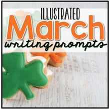 Load image into Gallery viewer, March Photo Writing Prompt Task Cards | Writing Prompts for March