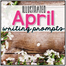 Load image into Gallery viewer, April Photo Writing Prompt Task Cards | Writing Prompts for April