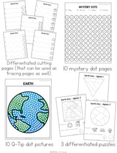 Earth Day Fine Motor Skills and Activities