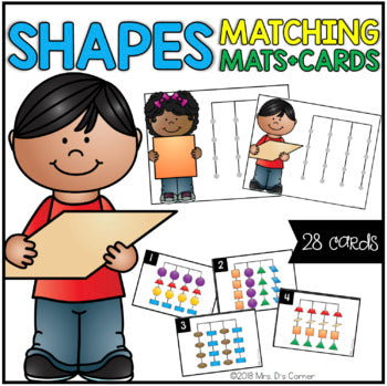 Colors and Shapes Activity Mats Collection