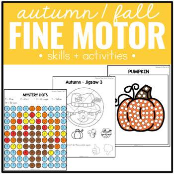 Autumn / Fall Fine Motor Practice Skills and Activities