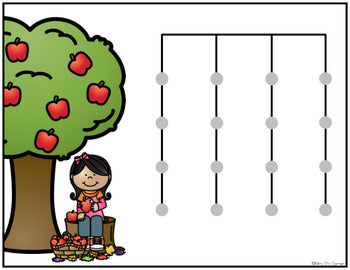 Apples Matching Mats and Activity Cards (Patterns, Colors, and Matching)