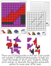 Load image into Gallery viewer, Clothing Mystery Picture Hundred&#39;s Chart Puzzles