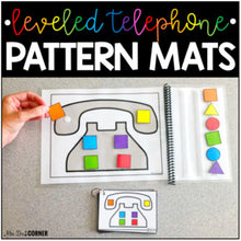 Load image into Gallery viewer, Telephone Pattern Mats ( Leveled and Differentiated! )
