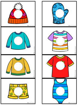 Clothing Themed Missing Pieces Task Box | Task Boxes for Special Education