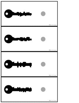 Key Matching Task Boxes ( 2 levels ) | Task Boxes for Special Education