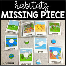 Load image into Gallery viewer, Animal Habitats Missing Pieces Task Box | Task Boxes for Special Education
