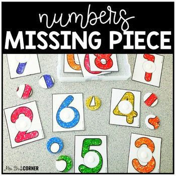 Numbers Missing Pieces Task Box | Task Boxes for Special Education