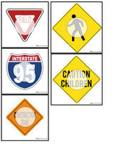 Load image into Gallery viewer, Road Signs Missing Pieces Task Box | Task Boxes for Special Education
