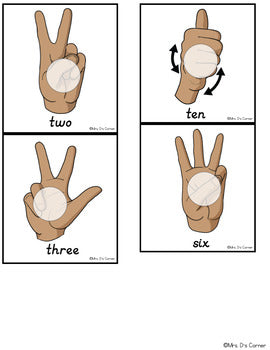 ASL Numbers to 20 Missing Pieces Task Box | Task Boxes for Special Education